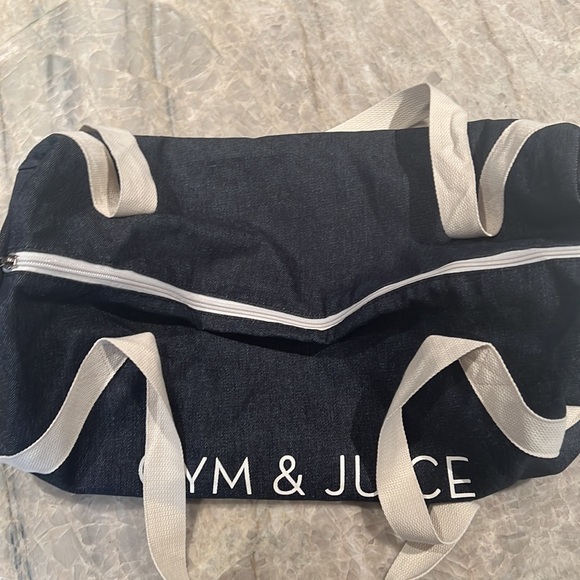 Gym and Juice Blue Duffel Bag - Picture 13 of 13
